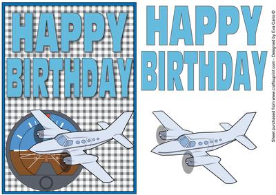 Happy Birthday with Plane