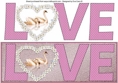 Love Swans Large Dl 2