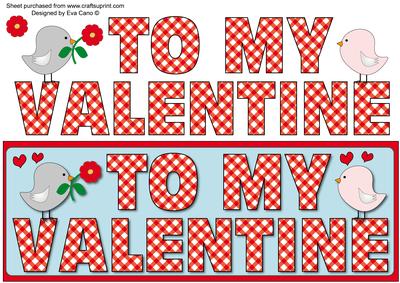 To My Valentine Large Dl 2