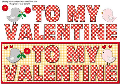 To My Valentine Large Dl 3