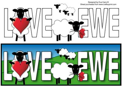 Love Ewe Large Dl