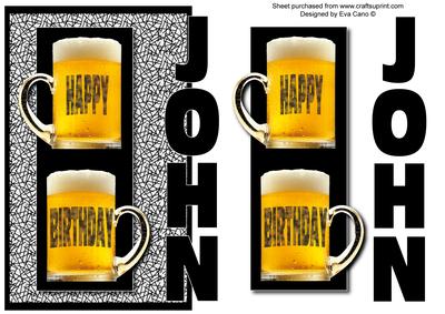 Happy Birthday John Over the Side