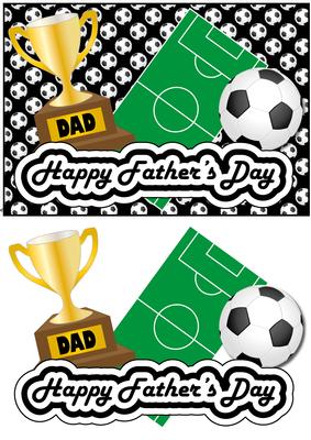 Footie Mad Dad (black)