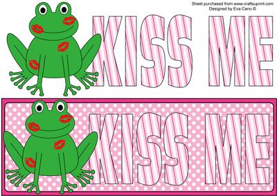 Kiss the Frog Large Dl Pink