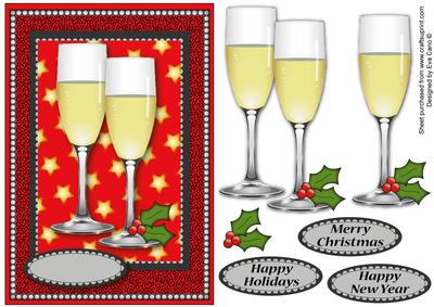 Christmas Champagne (red)