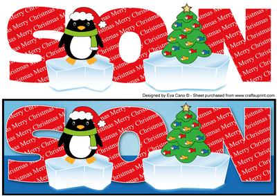 Eddy the Penguin Son Large Dl