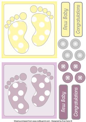 New Baby Feet Toppers 2