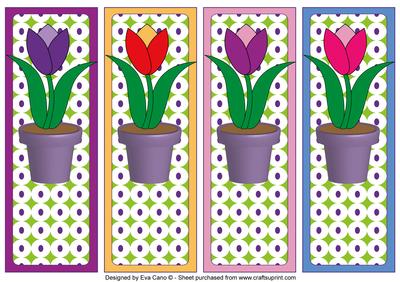 Tulip Bookmarks