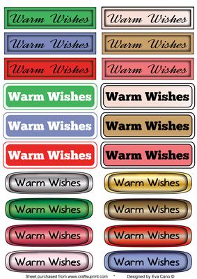 Warm Wishes Tags