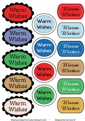 Warm Wishes Tags 2