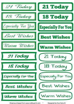 Mixed Sentiments Tags - Green
