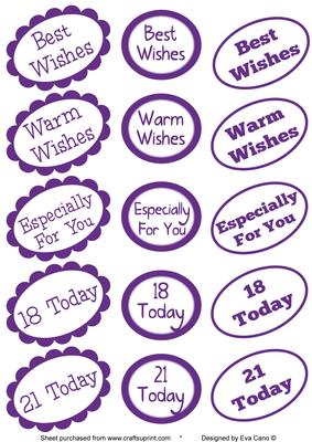 Mixed Sentiments Tags 2 - Purple