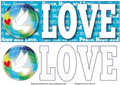 Love Large Dl in Blue
