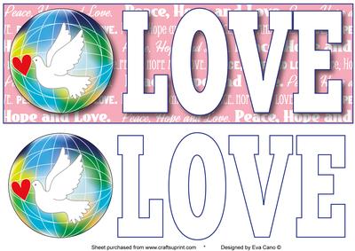 Love Large Dl in Pink