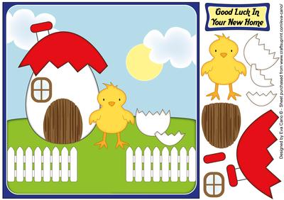 Henry the Chick New Home 8x8