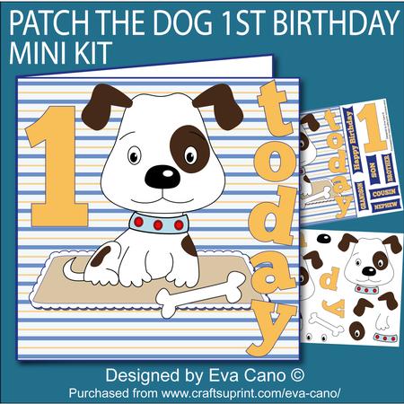 Patch the Dog 1st Birthday Mini Kit