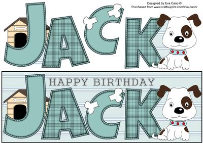 Patch the Dog Jack Large Dl