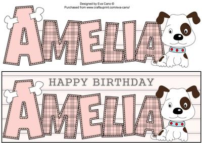 Patch the Dog Amelia Large Dl