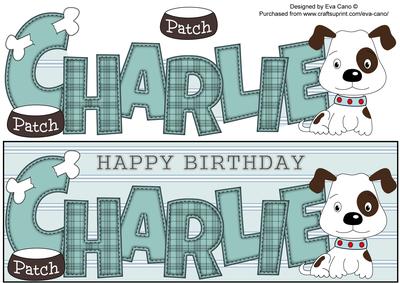Patch the Dog Charlie Large Dl