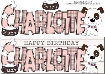 Patch the Dog Charlotte Large Dl