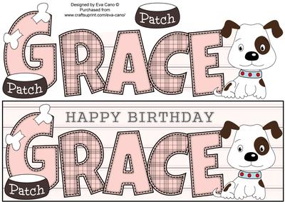 Patch the Dog Grace Large Dl
