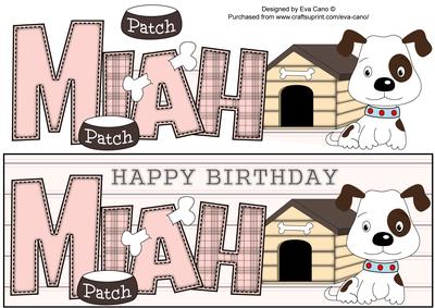 Patch the Dog Miah Large Dl