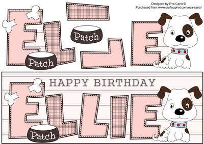Patch the Dog Ellie Large Dl