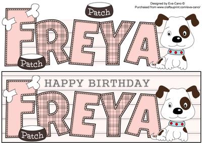 Patch the Dog Freya Large Dl