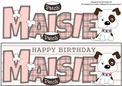 Patch the Dog Maisie Large Dl