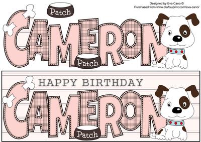 Patch the Dog Cameron Large Dl 2
