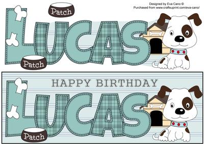 Patch the Dog Lucas Large Dl
