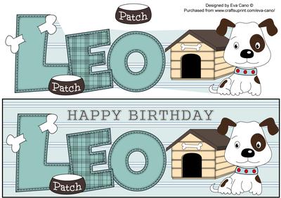 Patch the Dog Leo Large Dl