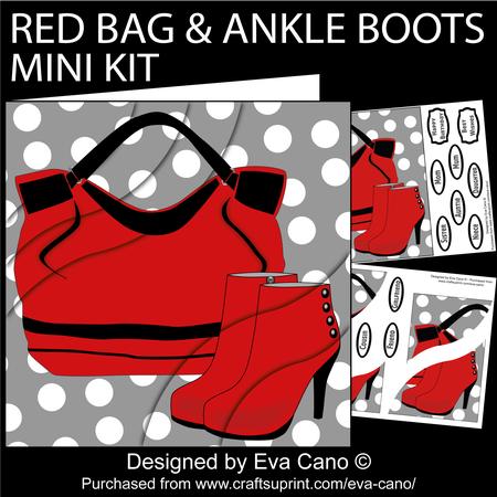 Red Bag and Ankle Boots Mini Kit