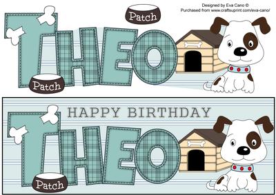 Patch the Dog Theo Large Dl