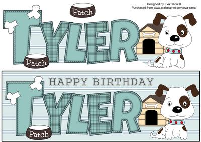 Patch the Dog Tyler Large Dl
