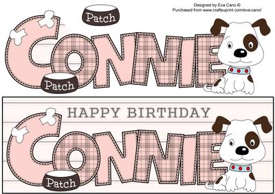 Patch the Dog Connie Large Dl