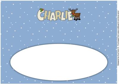 Rudolf the Red Nose Reindeer Charlie Large Dl Insert