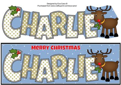 Rudolf the Red Nose Reindeer Charlie Large Dl