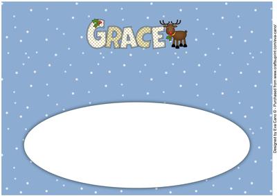 Rudolf the Red Nose Reindeer Grace Large Dl Insert