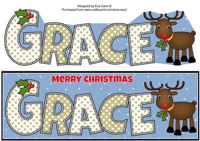 Rudolf the Red Nose Reindeer Grace Large Dl