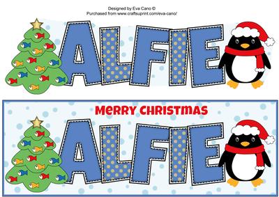 Eddie the Penguin Alfie Large Dl