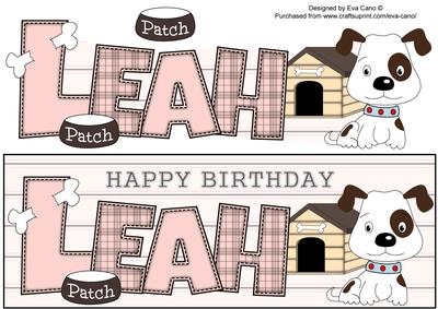 Patch the Dog Leah Large Dl