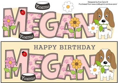 Kosmo the Dog Megan Large Dl