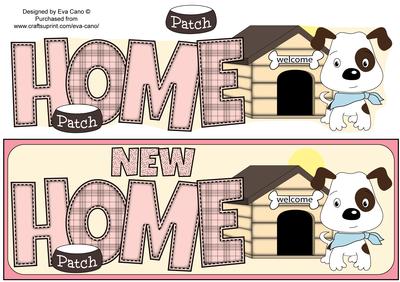 Patch the Dog New Home Large Dl