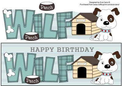 Patch the Dog Wilf Large Dl