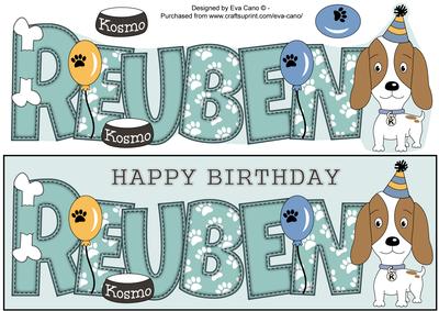 Kosmo the Dog Reuben Large Dl