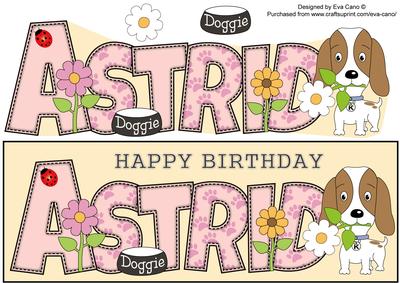 Kosmo the Dog Astrid Large Dl