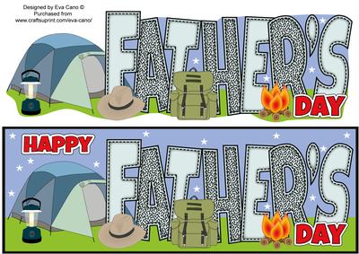Camping Father's Day Large Dl
