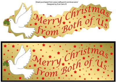 Christmas Dove Large Dl (gold)