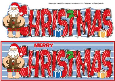 Australian Santa Christmas Large Dl
